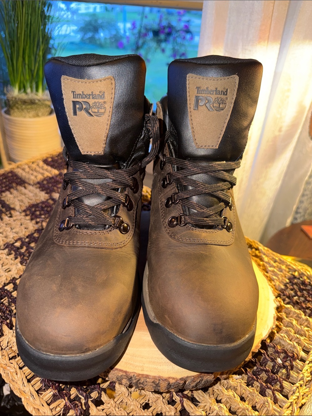 Timberland PRO Flume Waterproof Steel Toe Work Boots Men’s 10W Brown NWT